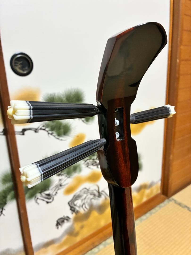 沖縄三線　エーマクルチ　本蛇皮一枚張り！与那城型！ユナー型！