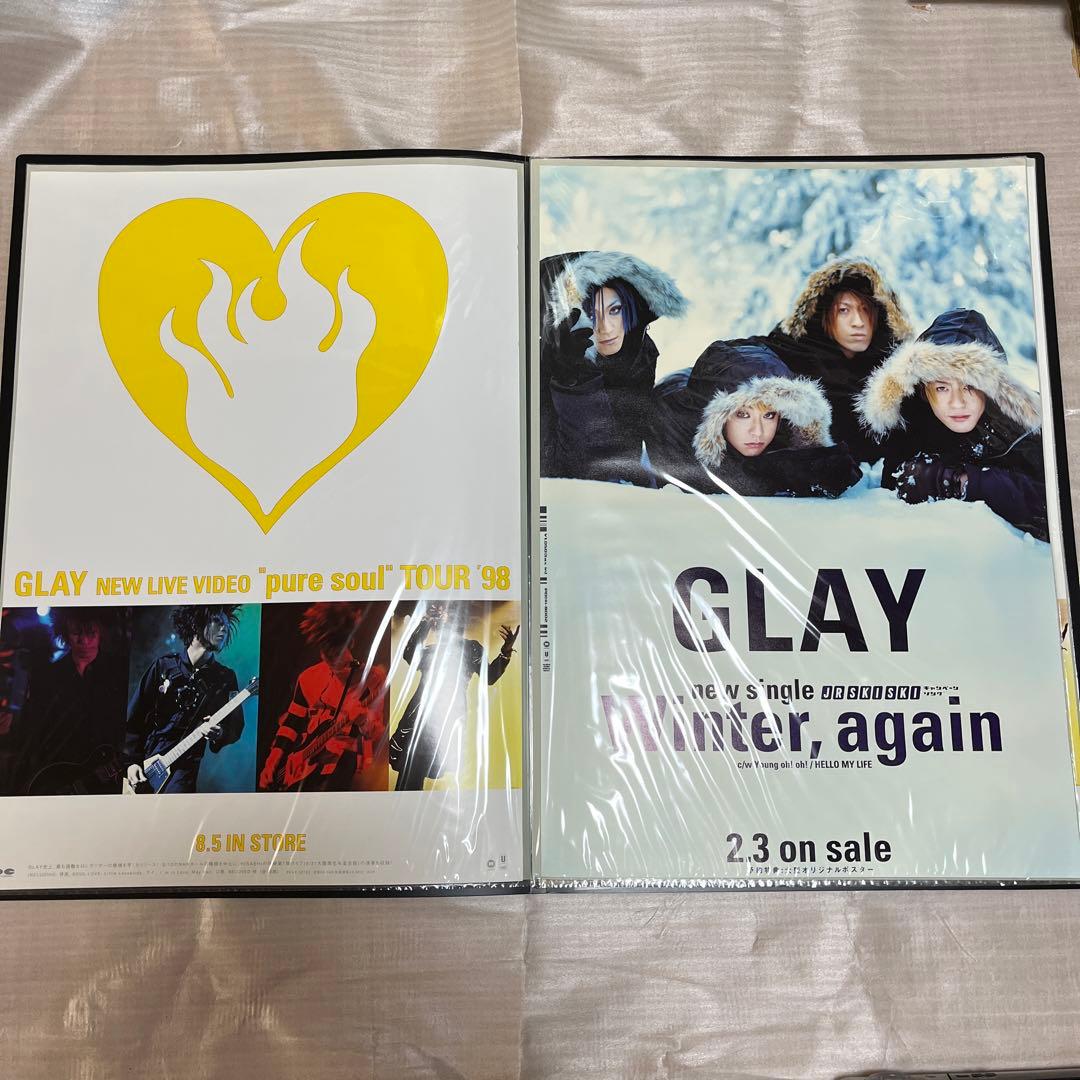 GLAY CD、VIDEOポスター21枚