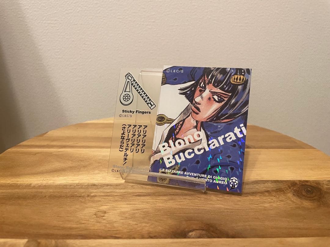 ジョジョリアルペイントシート　ブチャラティ　スティッキーフィンガー