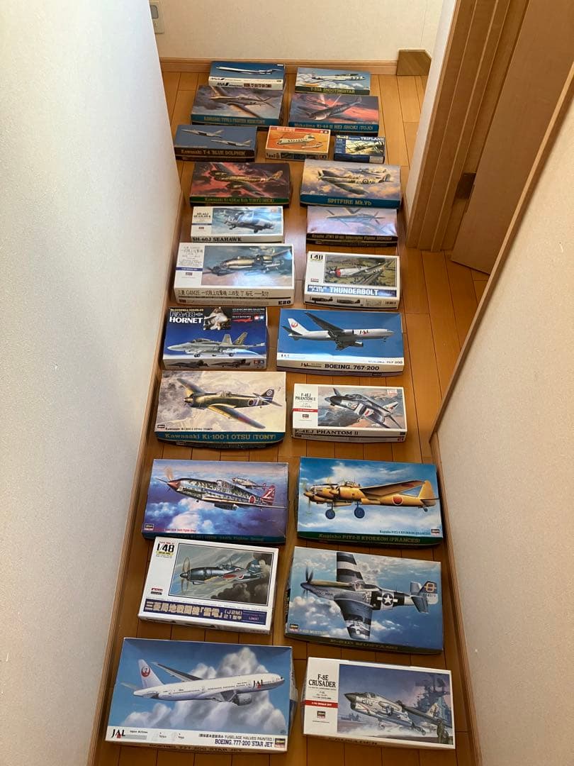 航空機プラモデルセット多数