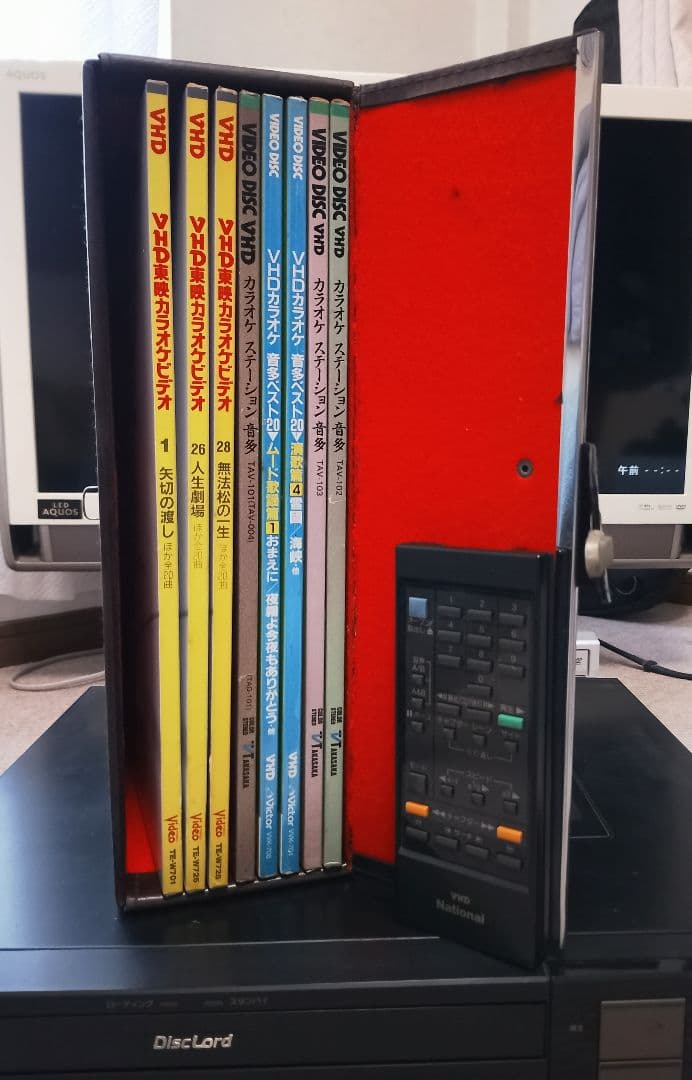 ★美品 National DP-830 VHD プレイヤー カラオケ ソフト付き