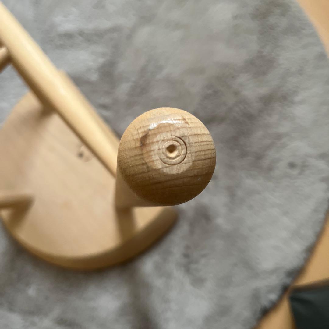 【美品】デンマーク　WERNER シューメーカーチェア　木製スツール　アクタス