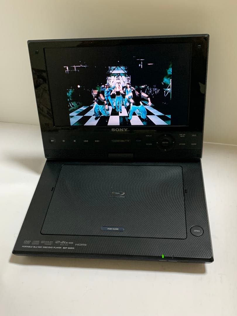 SONY ポータブルブルーレイ/DVDプレーヤー BDP-SX910 動作品