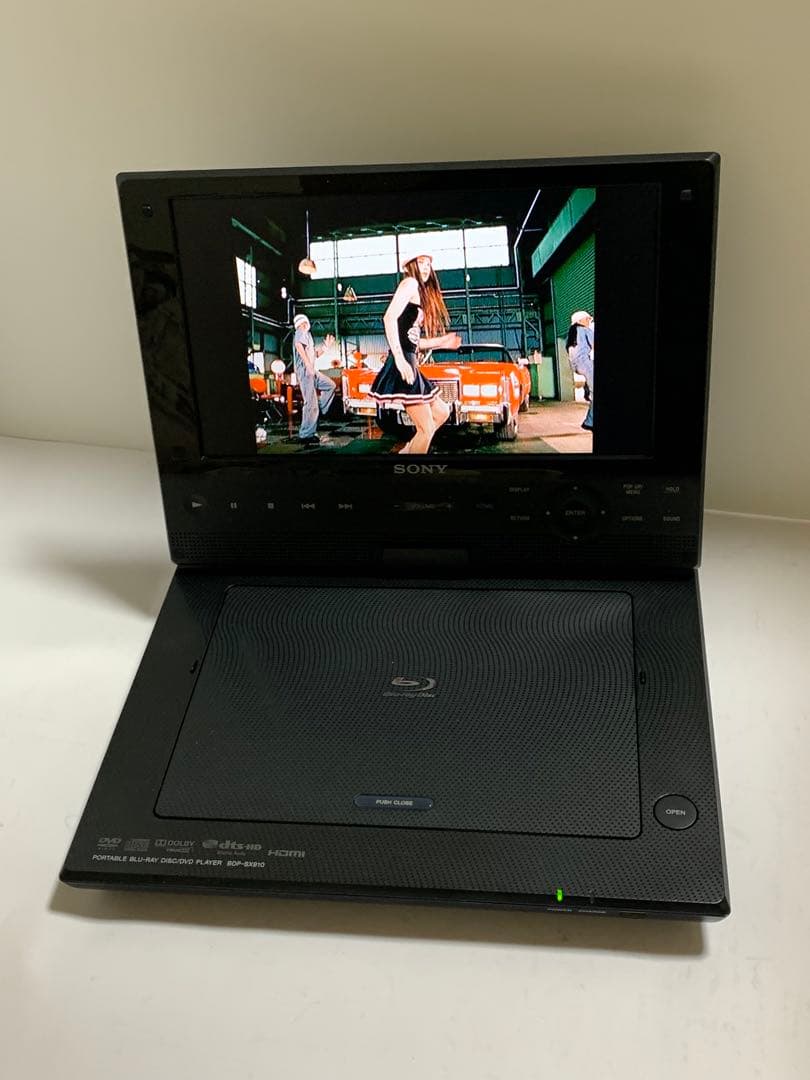SONY ポータブルブルーレイ/DVDプレーヤー BDP-SX910 動作品