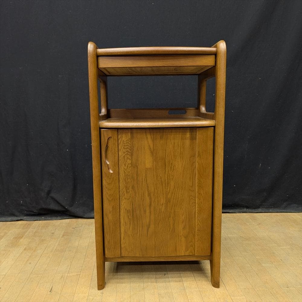 美品　マルニ　天然木　電話台　FAX台　キャビネット　サイドボード　花台　飾り台