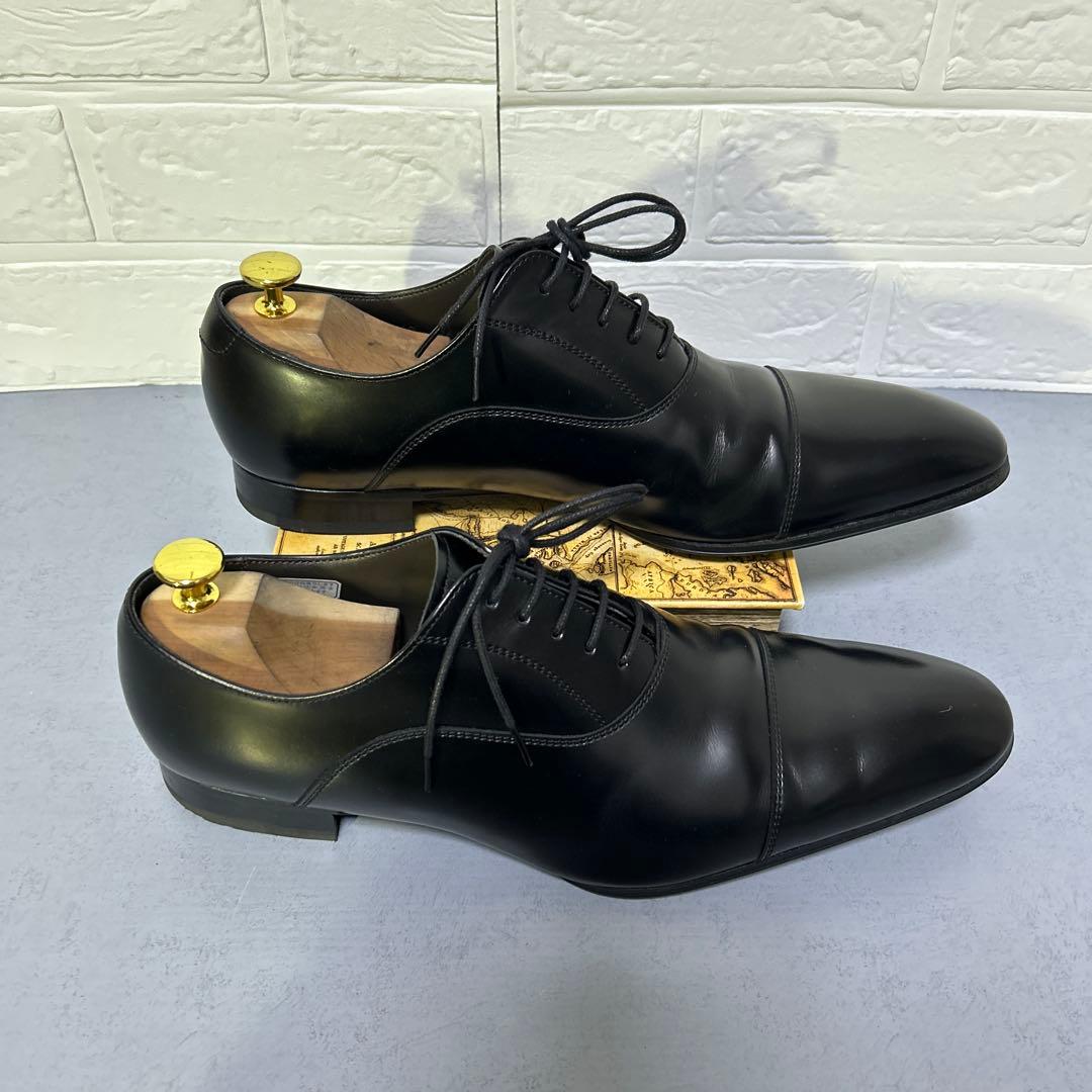 【超美品】リーガル　011R ストレートチップ　本革　レザー　黒