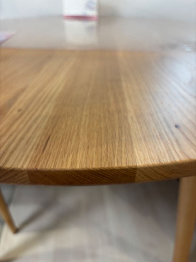 【いっすん】unico SOLK(ソルク)ラウンドダイニングテーブル