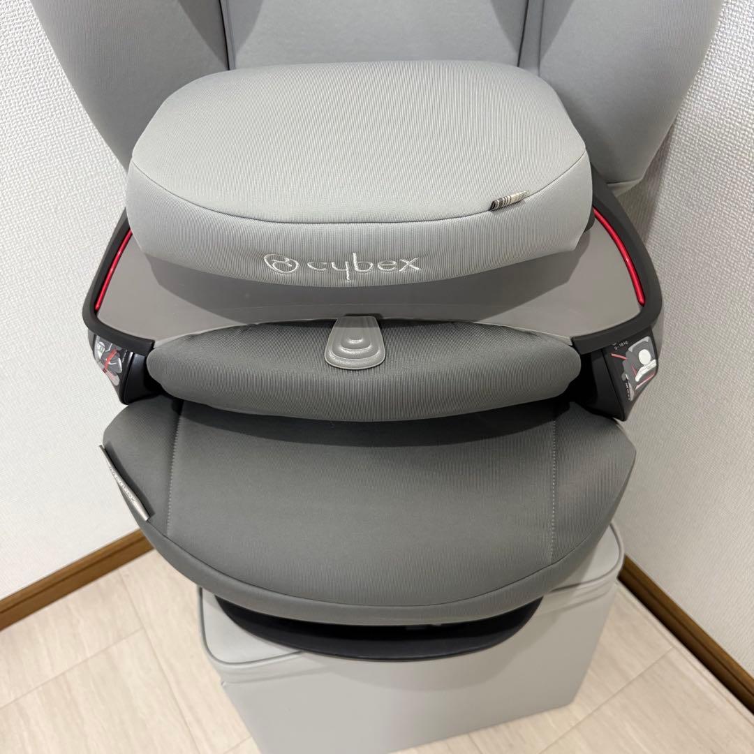 【美品】cybex サイベックス パラスSフィックス マンハッタングレー