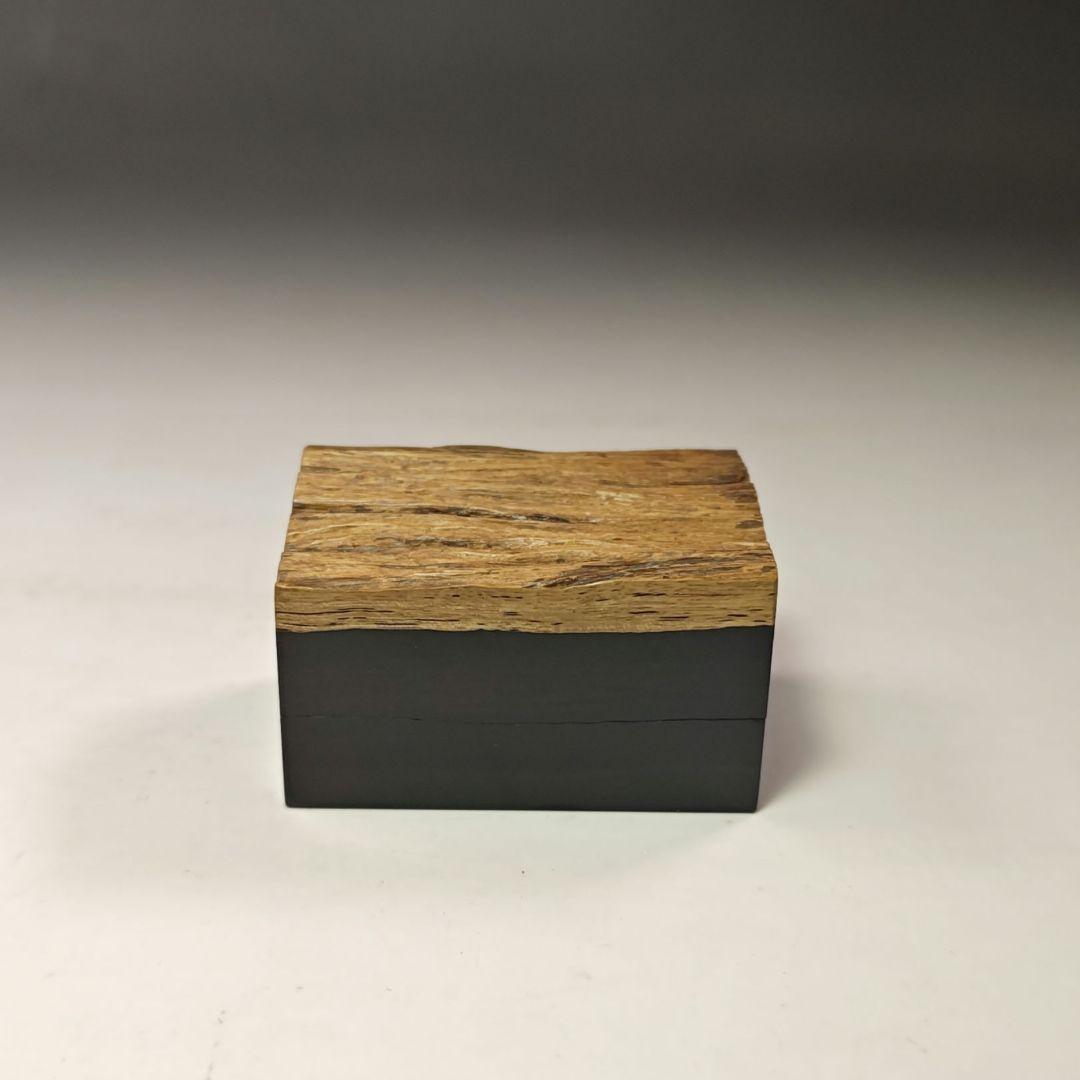 イ573 香合『西垣遊山作』『鳥文木　香合　大徳寺　三重野与雲　極箱』茶道具