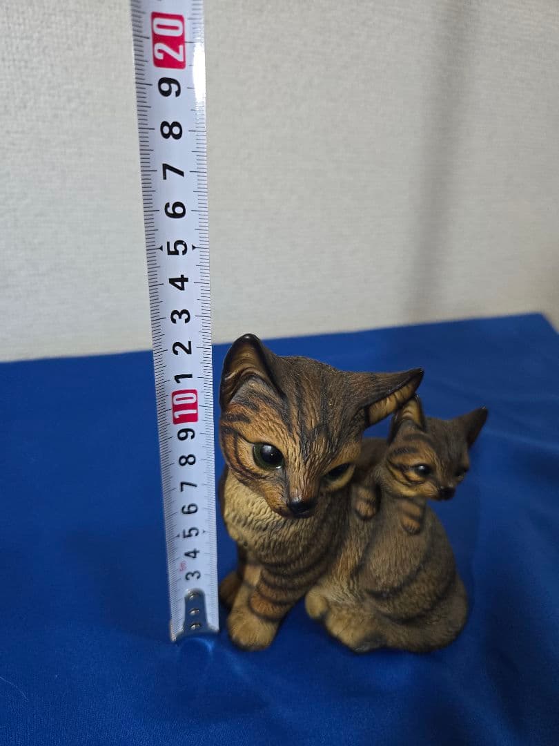 博雲陶器社　猫の親子の置物　最終値下げ