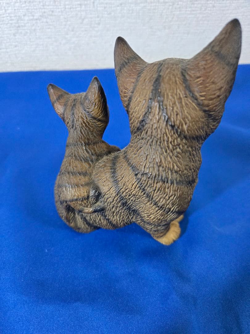 博雲陶器社　猫の親子の置物　最終値下げ