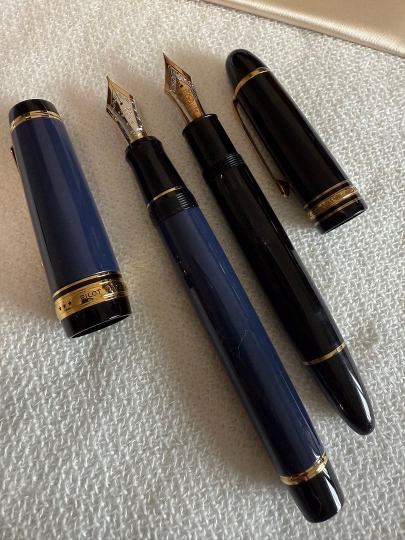パイロット万年筆カスタム漆　紺青