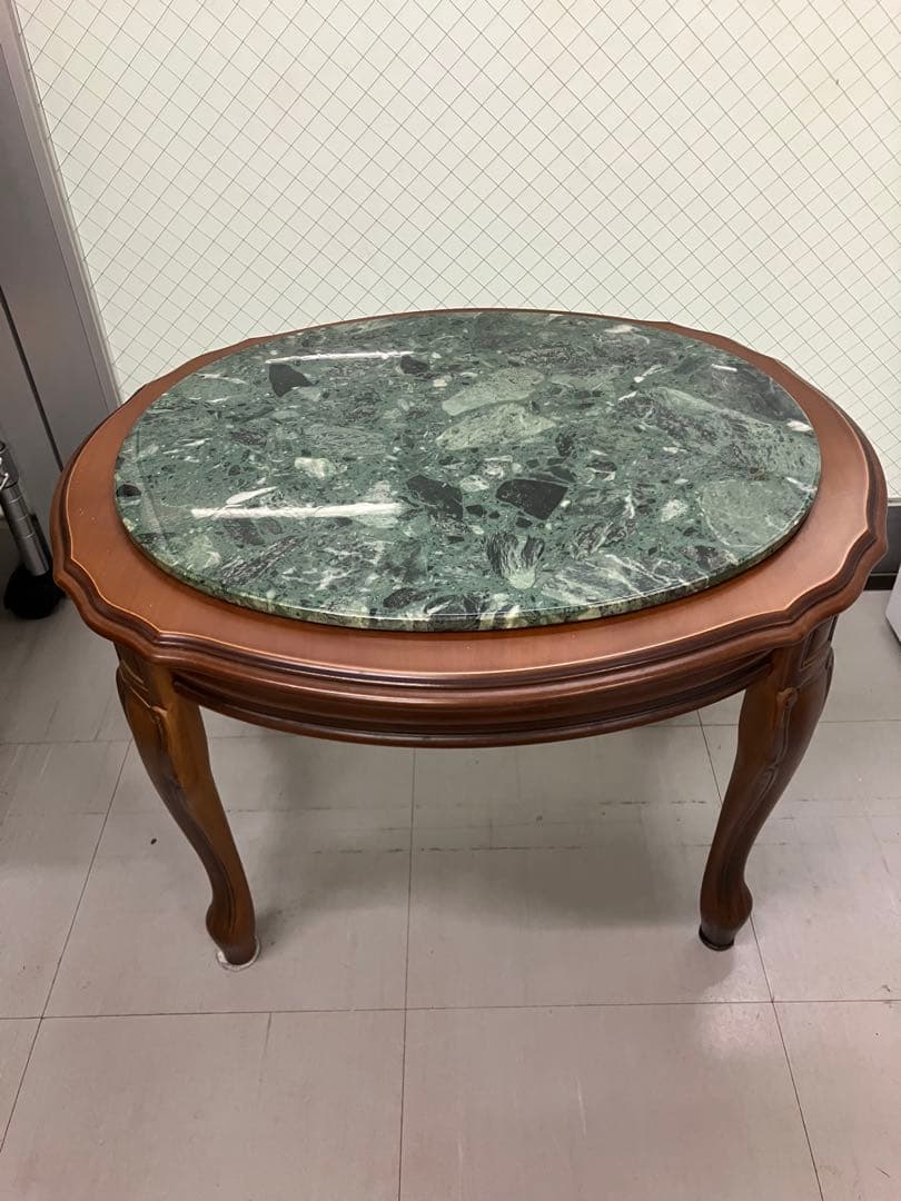 イタリア製/アンティーク調/レジンテラゾー/猫脚