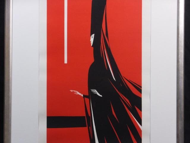 ヤノス・カス　直筆サイン『青ひげ公の城　ジュディスⅡ世』リトグラフ 1010G