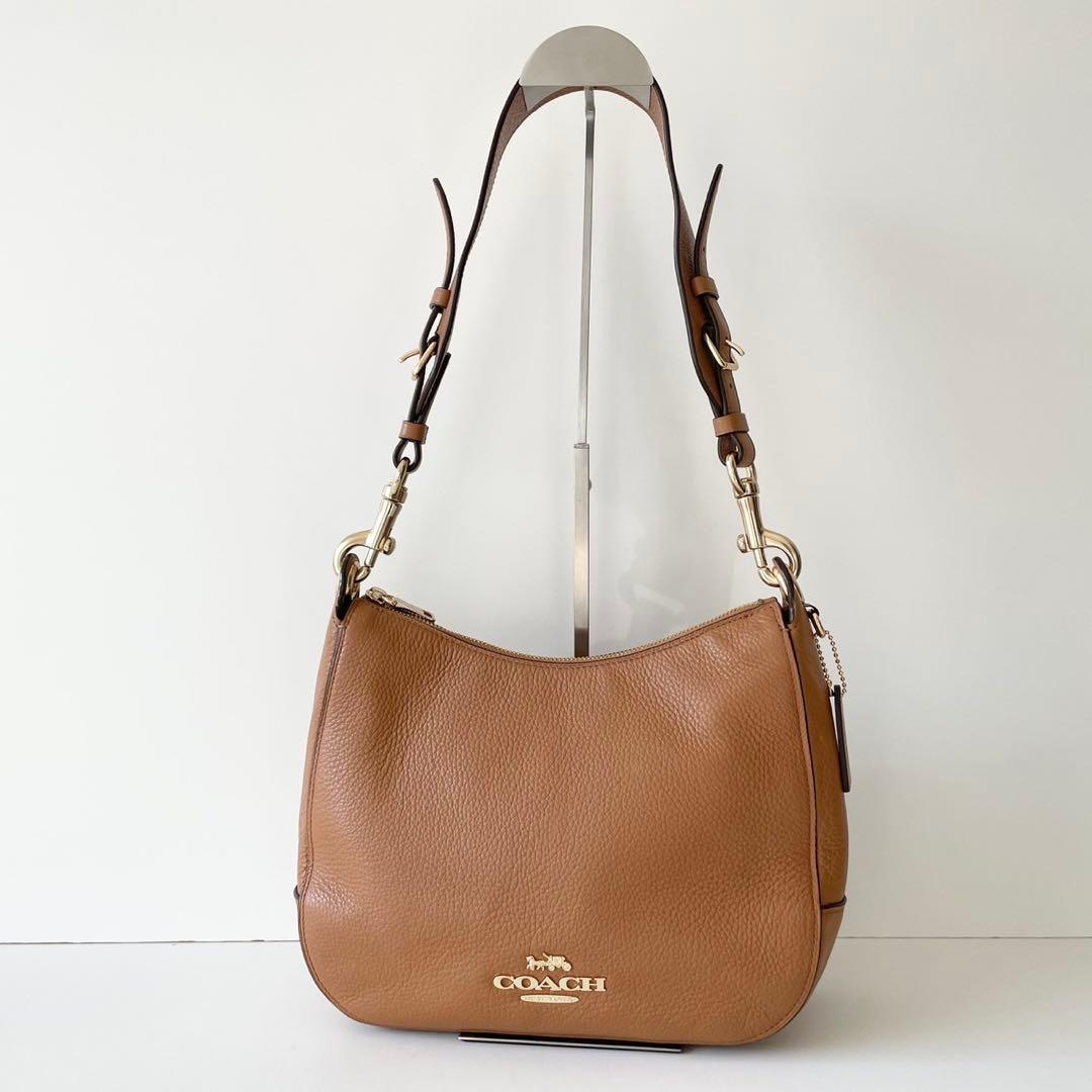 【新品】COACH ワンショルダーバッグ ホーボー ソフトレザー 肩掛け可能