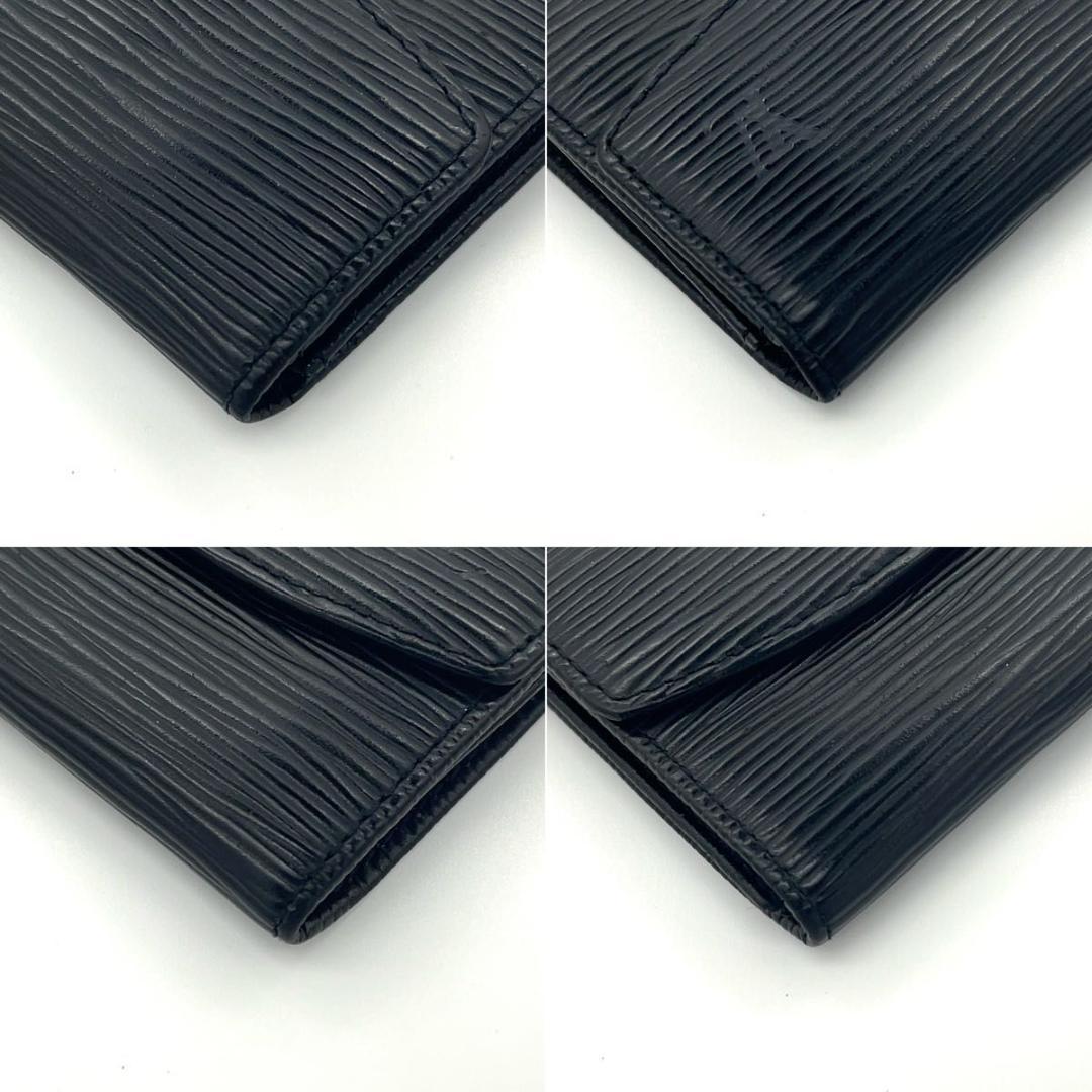 ルイヴィトン エピ ケース ポルトモネサーンプル 黒 ノワール 男女兼用