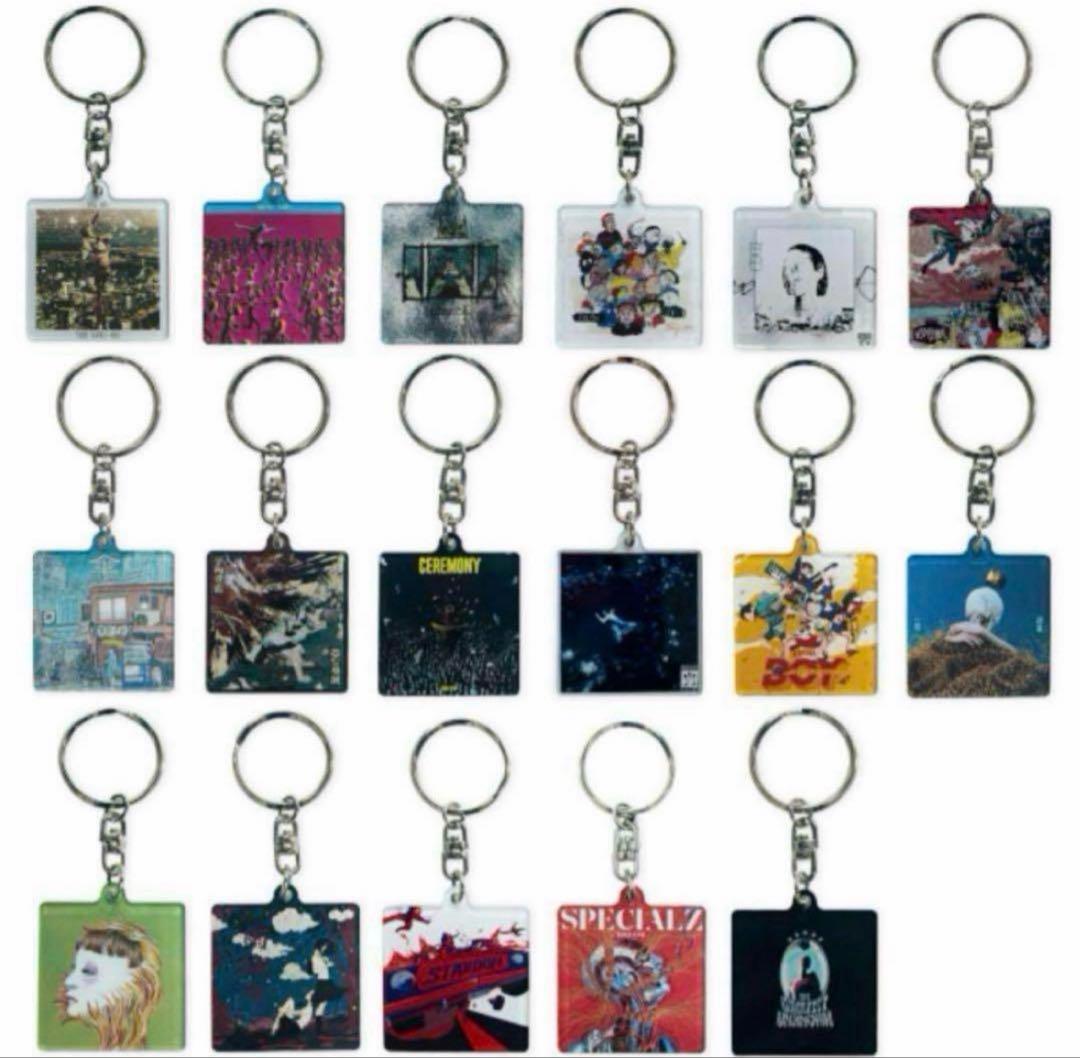 【新品未開封】King Gnu アクリルキーチェーンキーホルダー 全17種コンプ