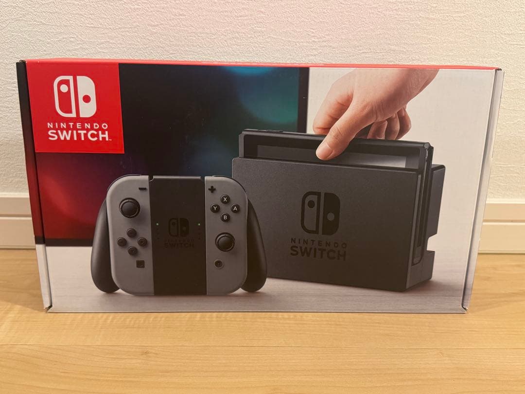 Nintendo Switch 本体 グレー 充電器・箱付き