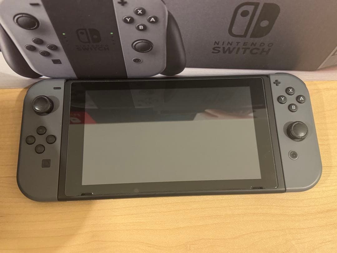 Nintendo Switch 本体 グレー 充電器・箱付き