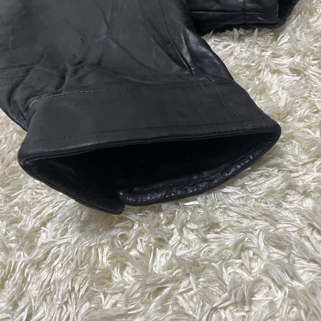 Nautica 名作 レザージャケット 90s　46　大きいサイズ　ノーティカ