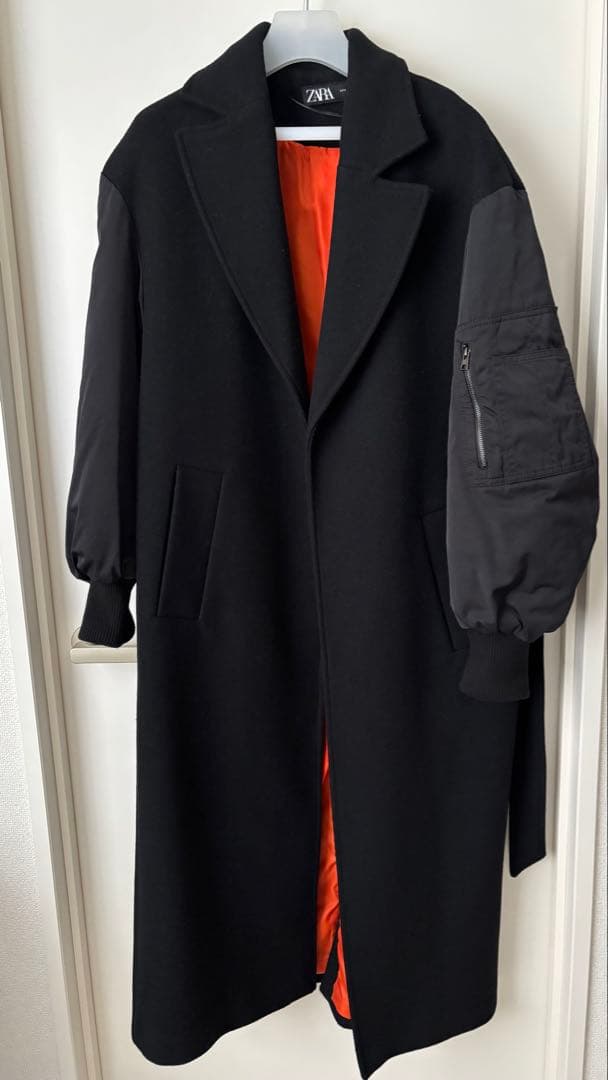 ZARA マッチングボンバーコート