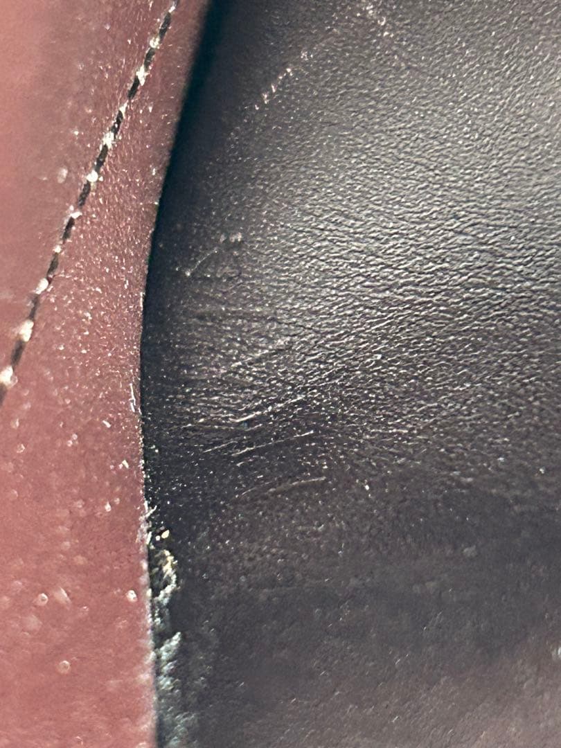 美品ヴィトン ヴェルニ ポルト フォイユ ヴィエノワ アマラント ガマ口