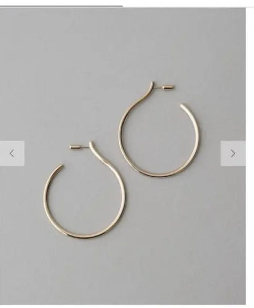 ete bijoux リグロウフープピアスＳ