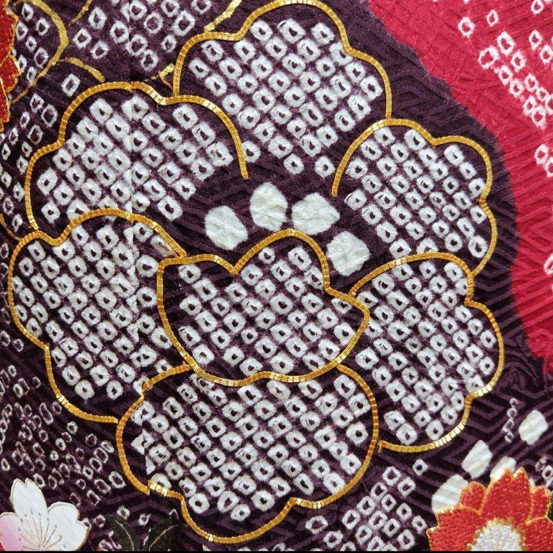 振袖フルセット(7点)・成人式・手絞り・京都きもの友禅・本絞り・豪華刺繍・逸品