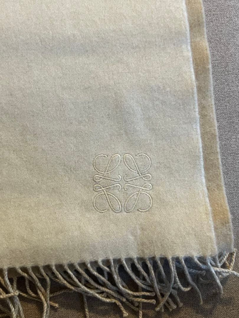 LOEWE マフラー バイカラー