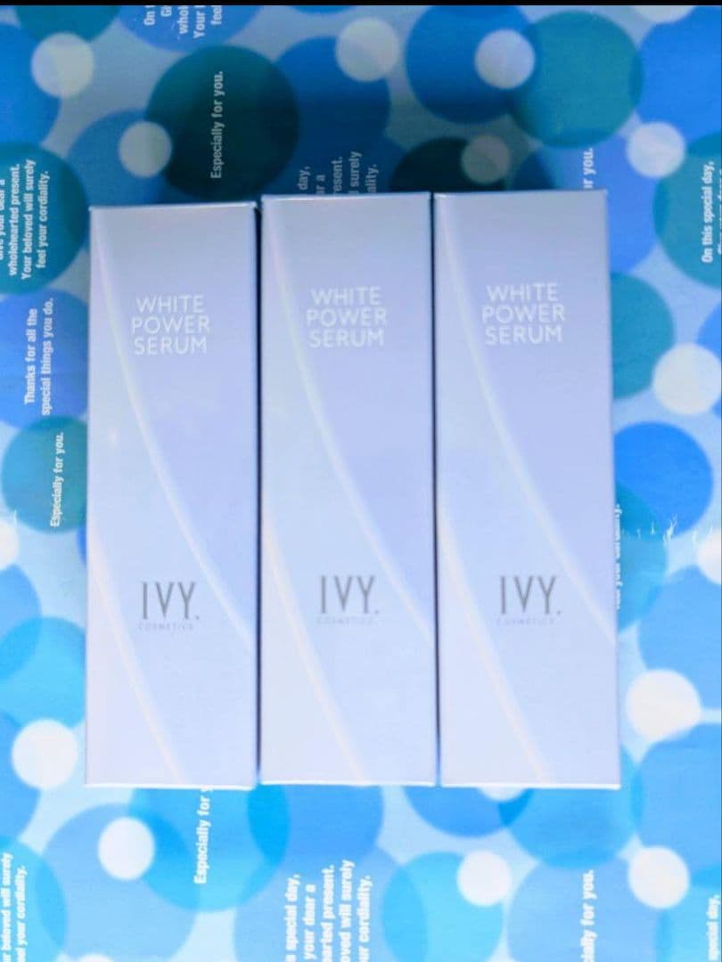 ♡新パッケージ♡アイビー化粧品 ホワイトパワー セラム/30ml/ 3本