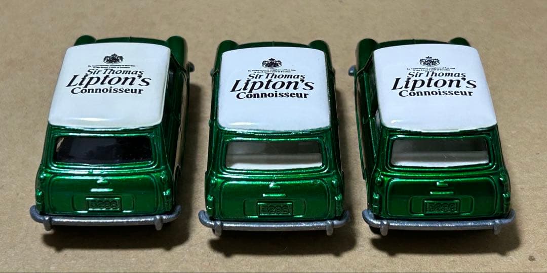 トミカ ミニクーパー リプトン グリーンメタ 3台セット