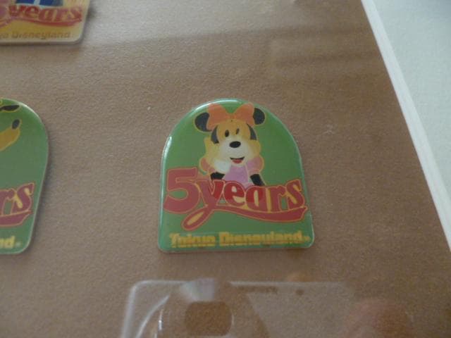 東京ディズニーランド ５周年記念ピンバッジセット