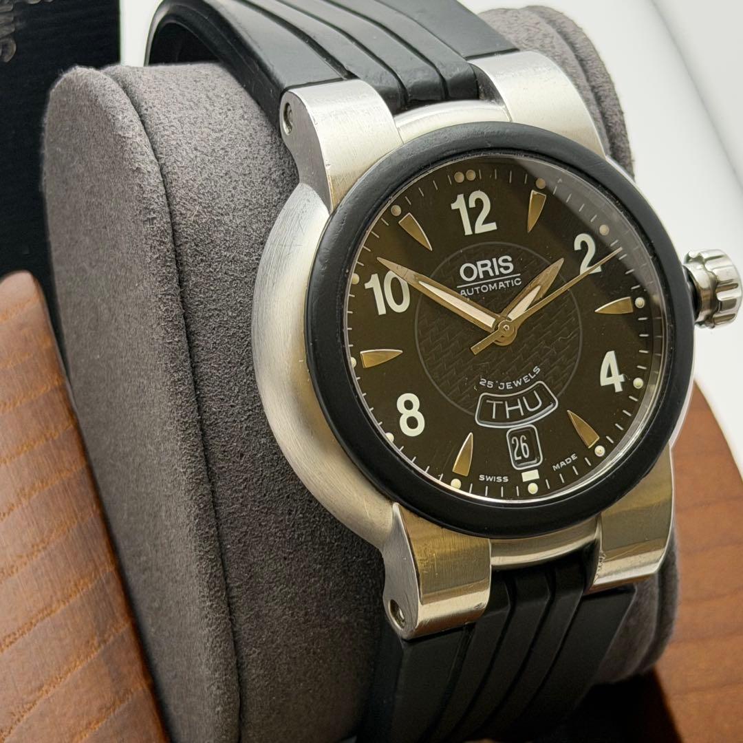 動作未確認　オリス　7518 7500 自動巻　箱付　ビッグクラウン