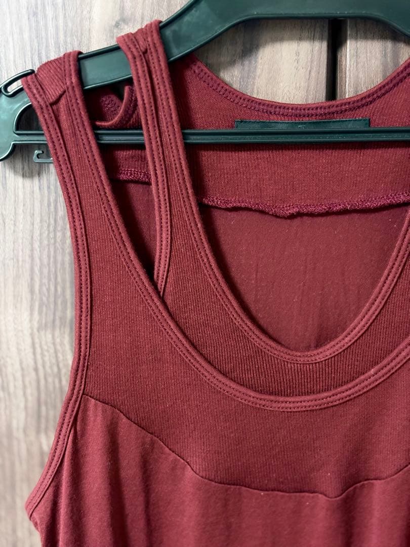 JULIUS ユリウス レイヤードタンクトップ カットソー 2 COTTON