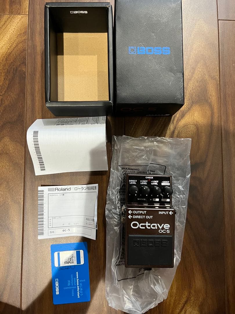 BOSS OC-5 Octave（通電試奏のみ・新品同様・付属品完備）