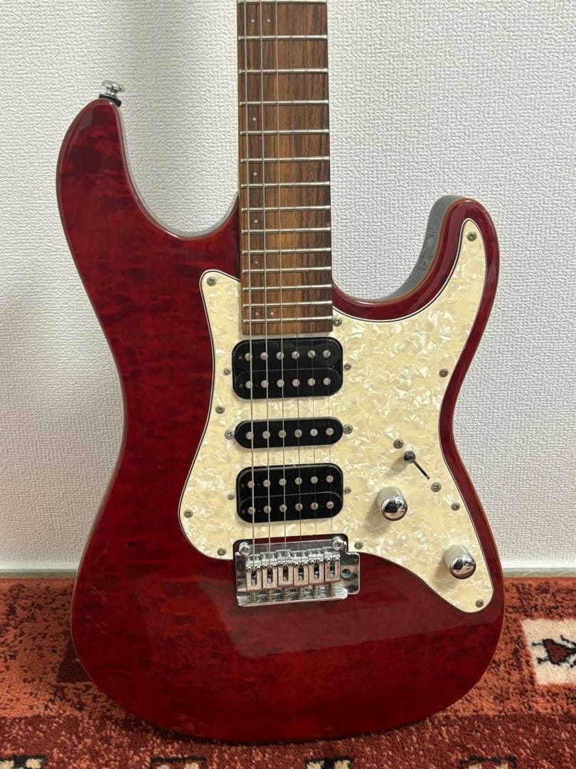 Mavis MST-600 メイプルレッド エレキギター ストラト