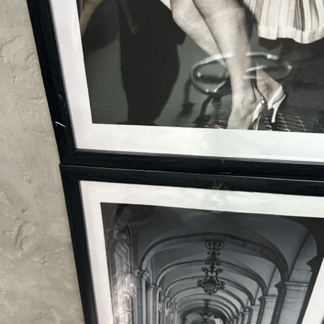 A3 ポスター アート 絵 額縁 フレーム付 一点物 店舗 展示品 6枚セット