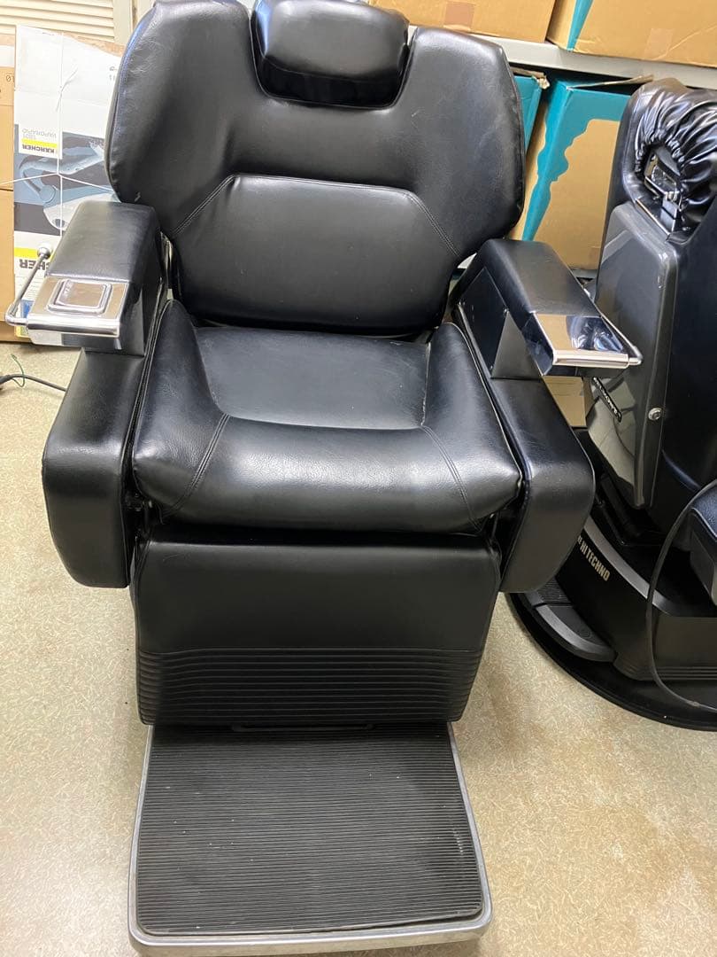 タカラベルモント理容椅子プライムハイテクノ オートリターン中古【デザイン違い】③