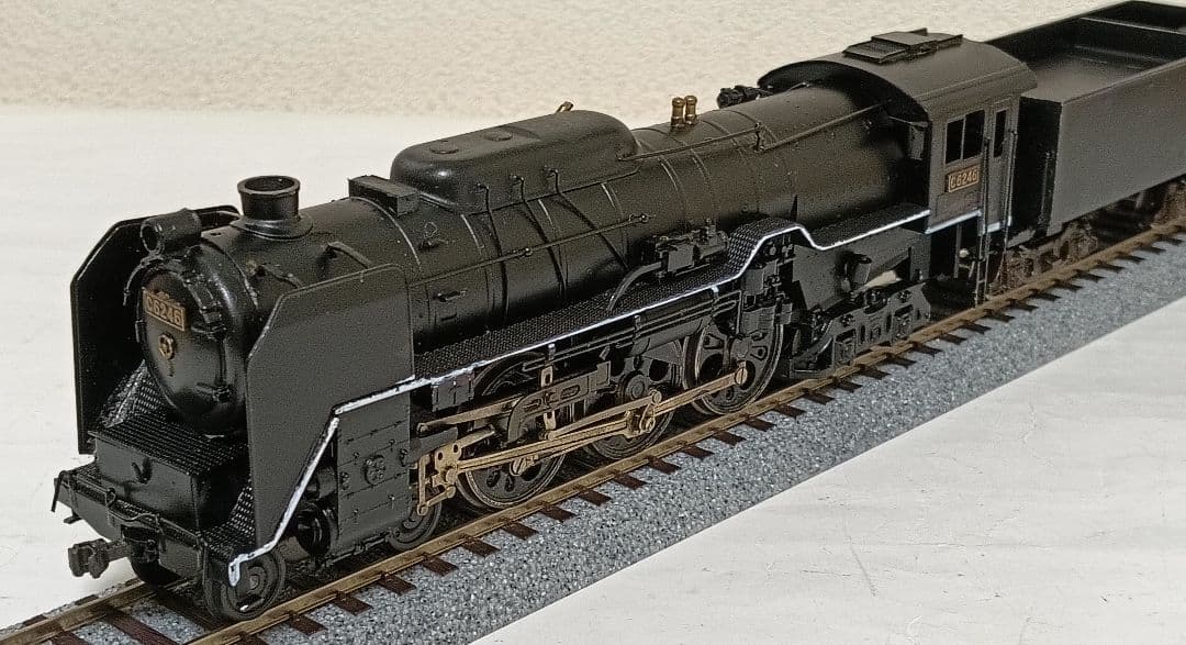 HOゲージ、カツミ、C62蒸気機関車、メンテナンス済