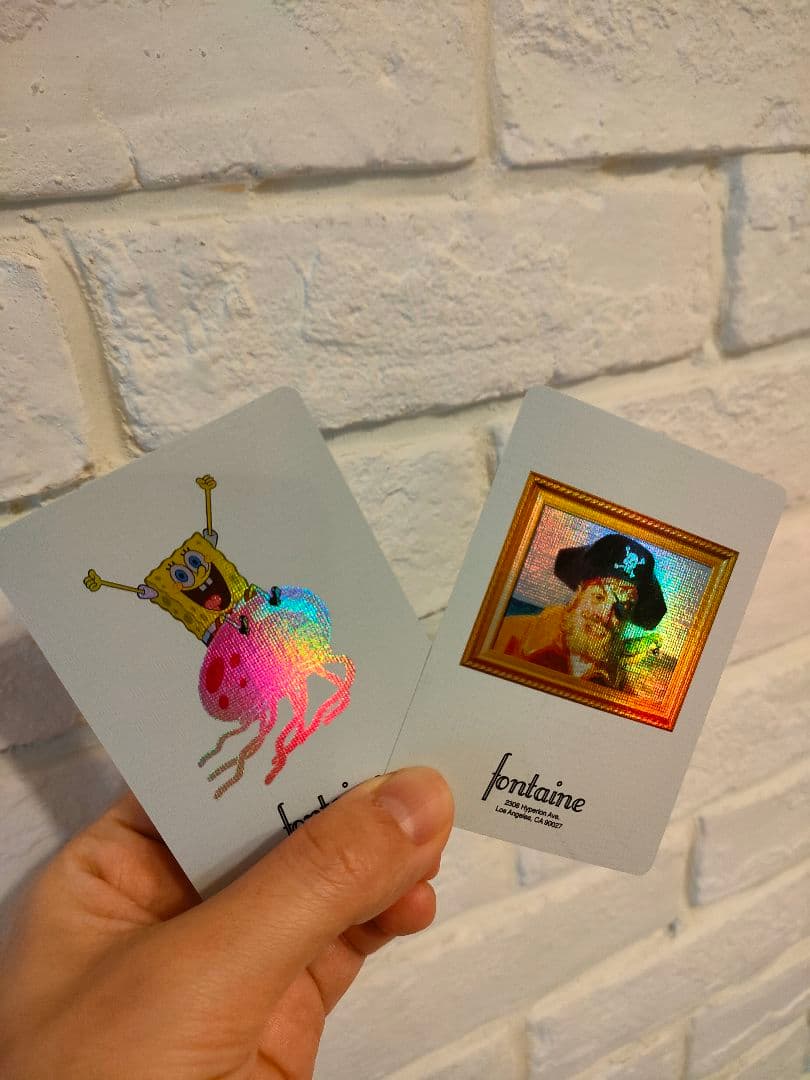 SpongeBob Fontaine ＆Holo Edition 新品計3個