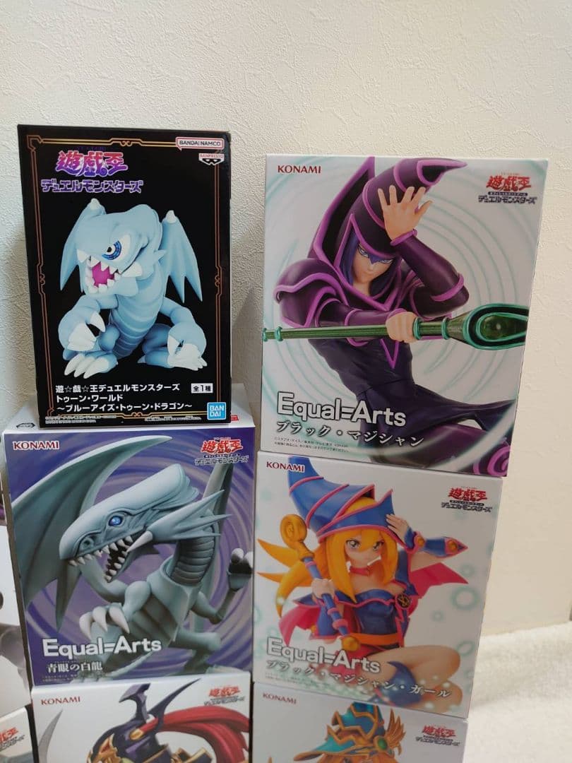 遊☆戯☆王 新品未開封 フィギュア 9体セット ブルーアイズ エクゾディア等