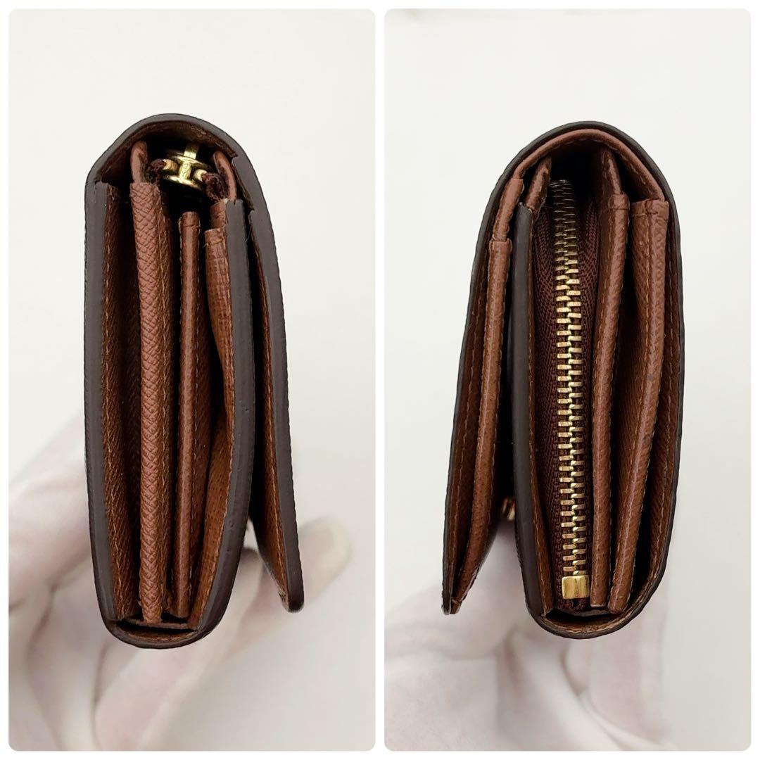 新型★特上美品★ルイヴィトン トレゾール モノグラム 二つ折り財布