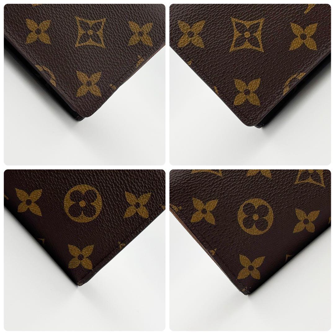 新型★特上美品★ルイヴィトン トレゾール モノグラム 二つ折り財布