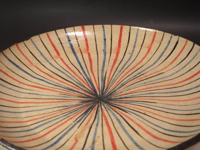 ☆　北大路魯山人　麦藁手皿　黒田陶々庵極めがございます☆y577