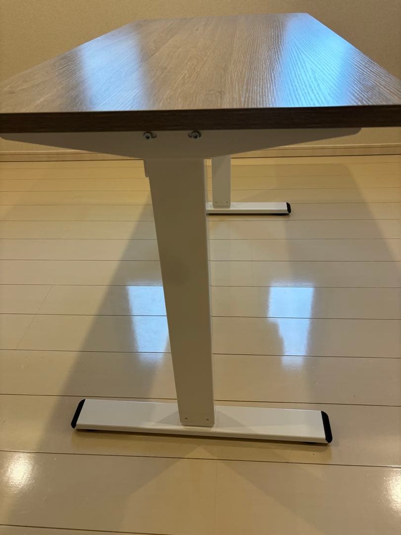 ※今週末までタイムセール　FLEXISPOT 電動式昇降デスク ホワイトウッド