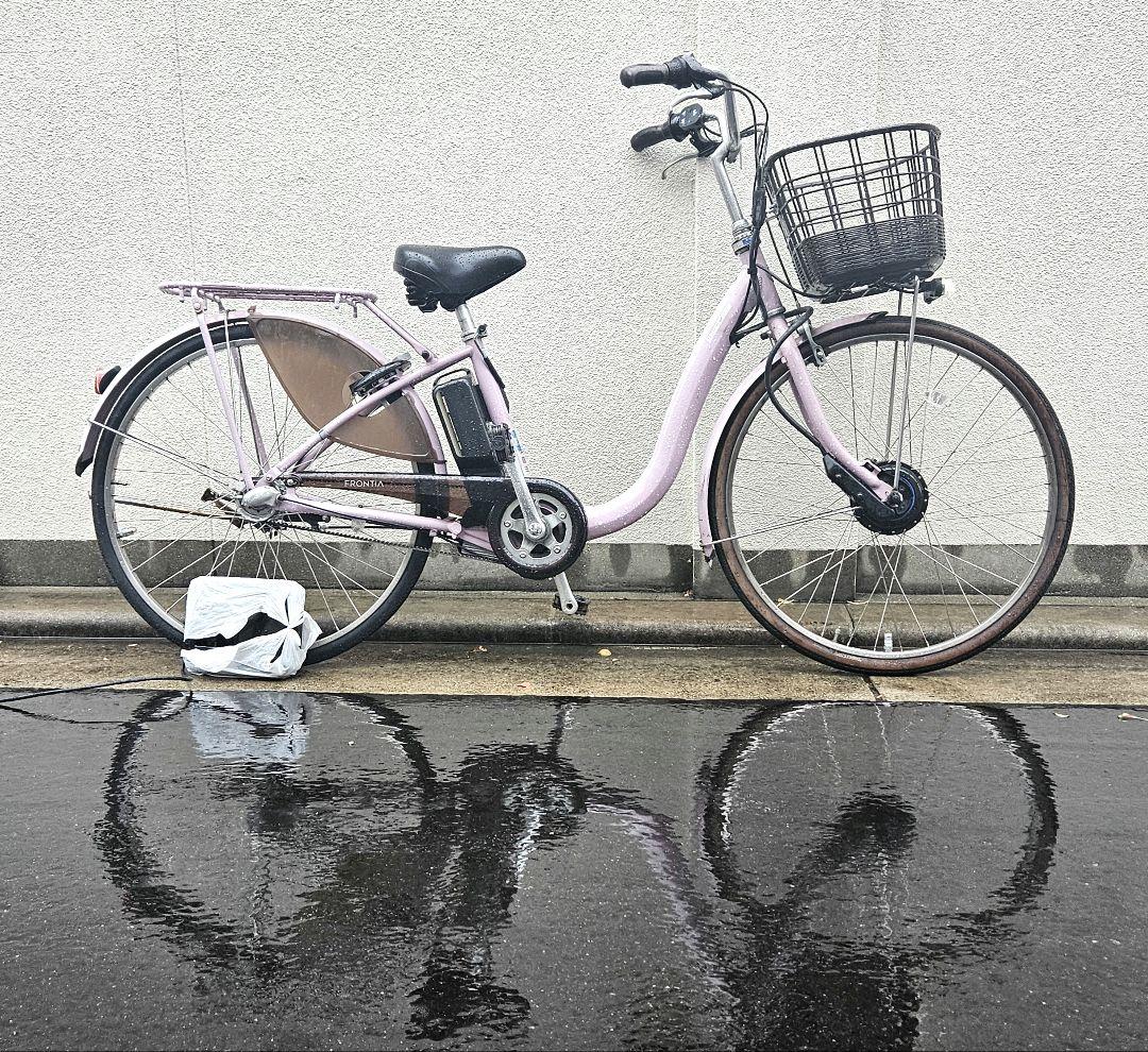ブリジストン♪電動アシスト自転車♪フロンティア デラックス♪ピンク