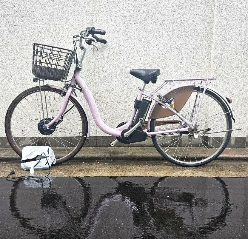 ブリジストン♪電動アシスト自転車♪フロンティア デラックス♪ピンク