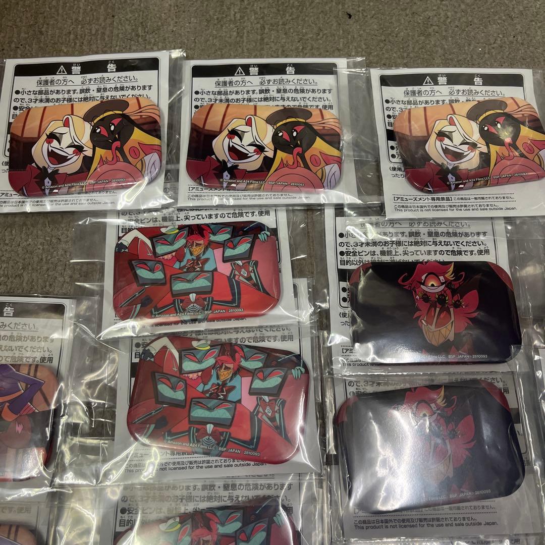 ハズビンホテル◾︎スクエア缶バッジ ２0個セット♫在庫売り切り ハズビン・ホテル