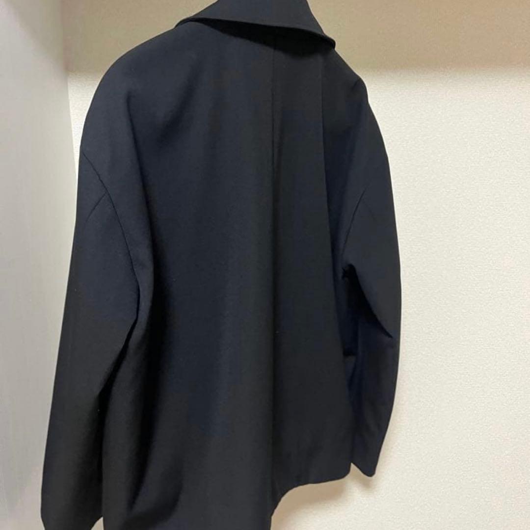 PUBLIC TOKYO 含浸ウールギャバダブルジップブルゾン