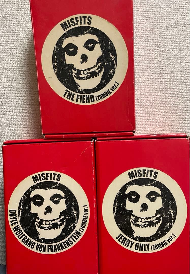 メディコムトイMISFITSミスフィッツ超限定zombie ver 3体セット